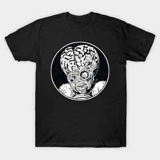 METALUNA MUTANT (Circle Black and White) T-Shirt